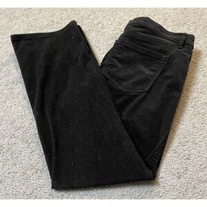 Y2K Loft Modern Sexy Boot Jeans Women's 30/10P Black Corduroy Mid Rise Casual